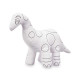 PELUCHE COLOREAR DINOSAURIO