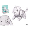 PELUCHE À COLORIER CHIEN 19CM