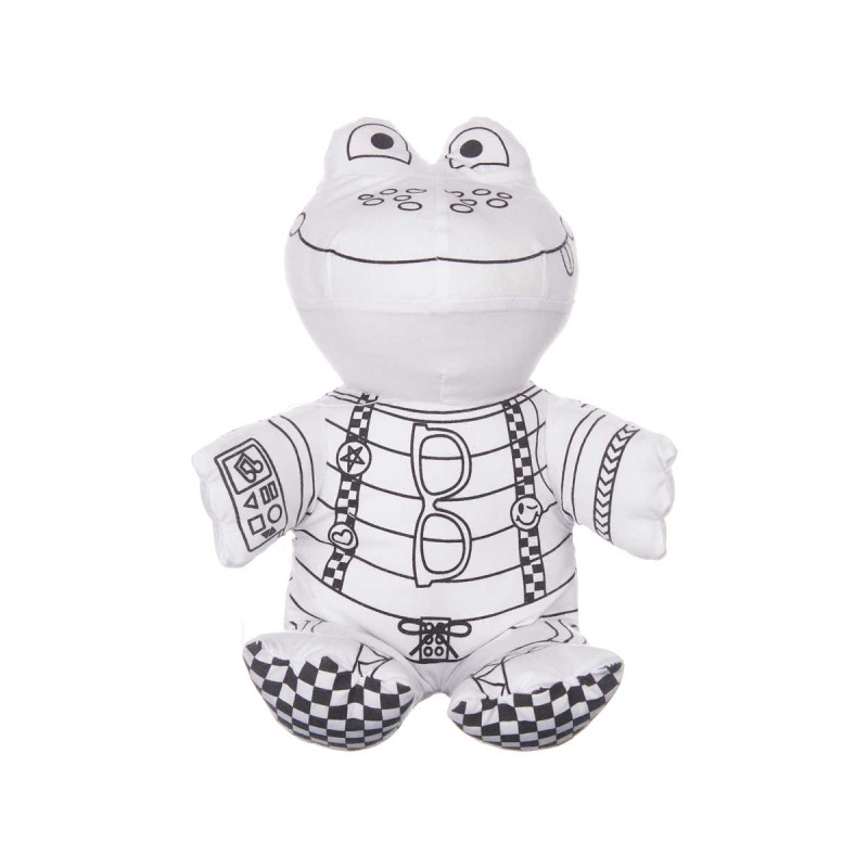 PELUCHE DA COLORARE RANA 21CM