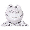 PELUCHE À COLORIER GRENOUILLE 21CM