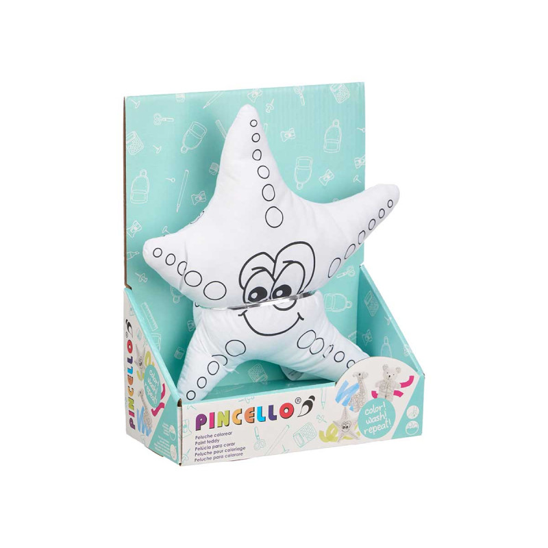 PELUCHE DA COLORARE STELLA MARINA 23CM