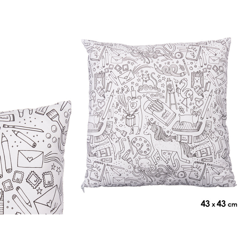 COUSSIN À COLORIER