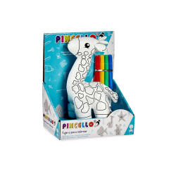 PELUCHE GIRAFA PARA PINTAR COM MARCADOR