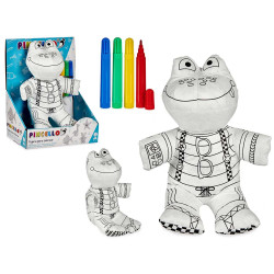 PELUCHE GRENOUILLE POUR DESSINER AVEC FE