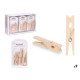 SET 9 PINZE LEGNO NATURALE GRAN