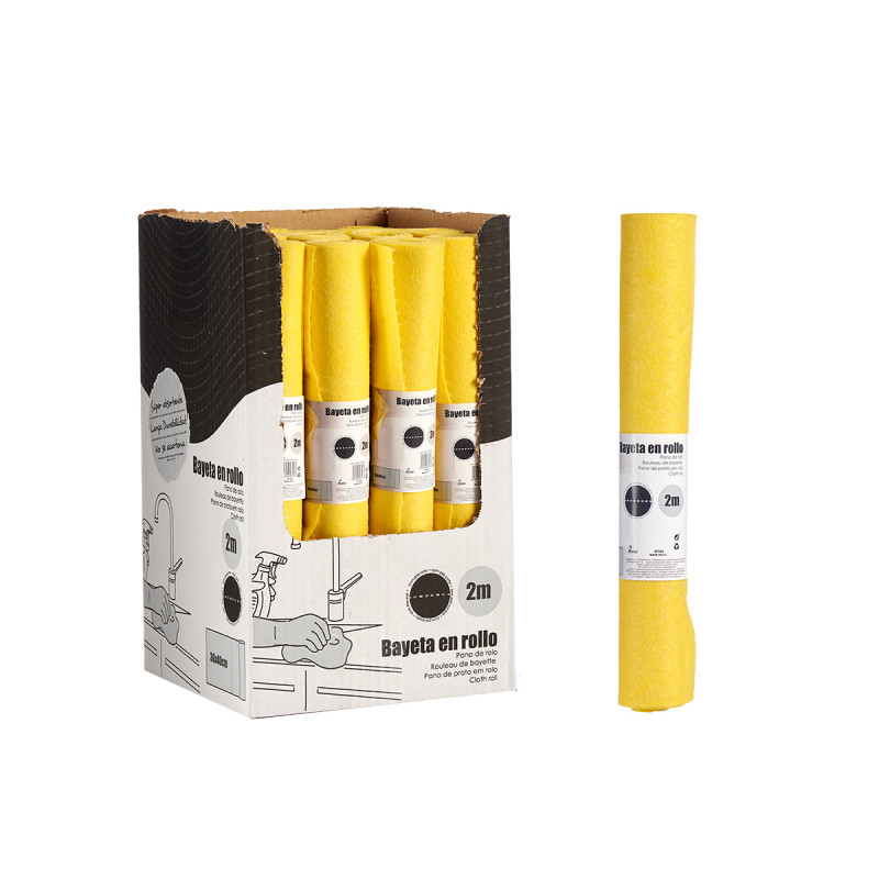 ROLO PANO SUAVE 2M COM PRE CORTE AMARELO 