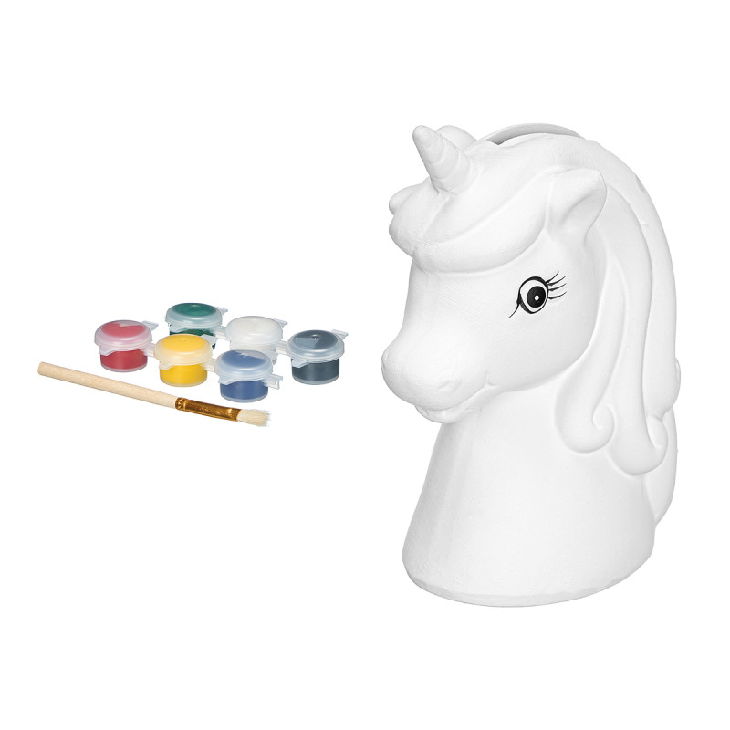 HUCHA PARA PINTAR UNICORNIO