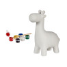 SMALL PAINTING MONEY BOX GIRAFFE FORM