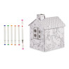 SET PER COLORARE CARTA CASA CON 6 PENNARELLI