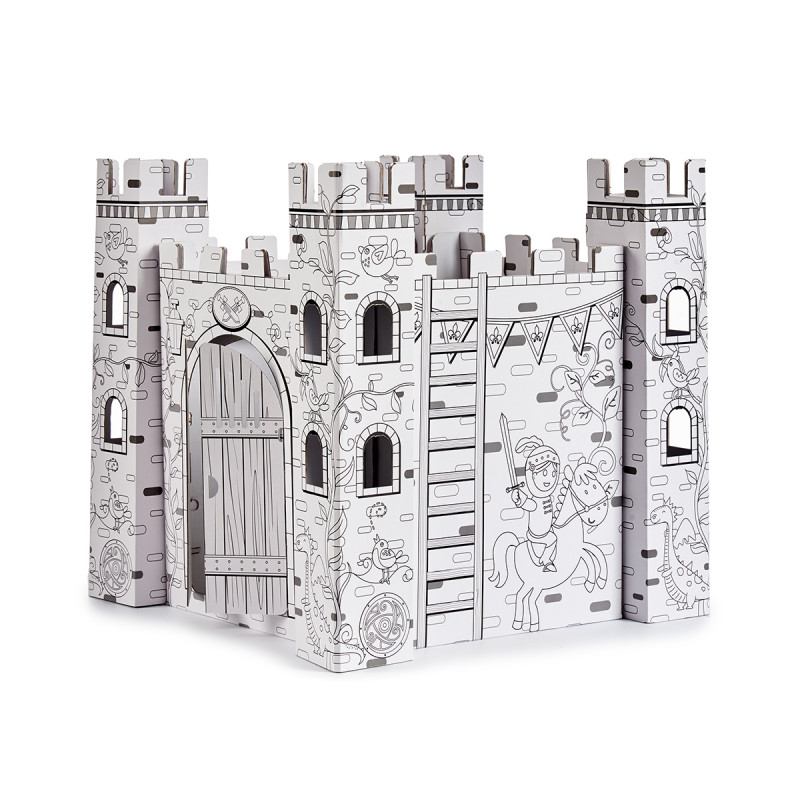 CONJUNTO DE PINTAR PAPEL CASTELO COM 6 CANETAS 
