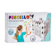 CASTLE PAPER COLORING SET WITH 6 MARKERS