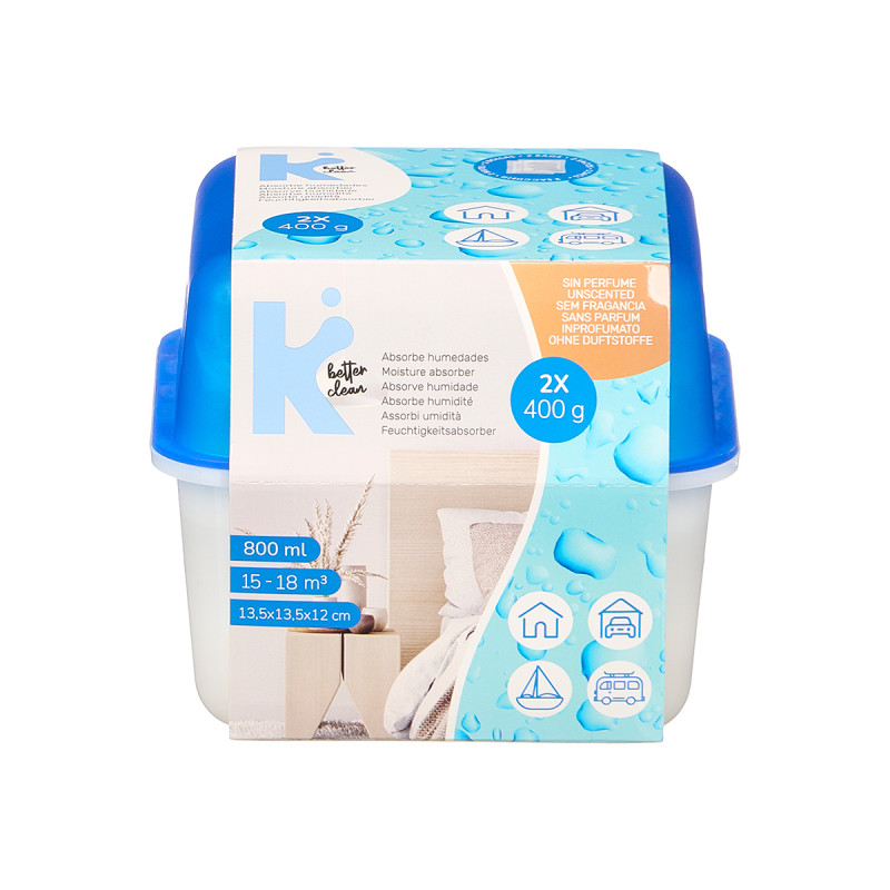 ABSORVENTE HUMIDADE 800ML 2X400G