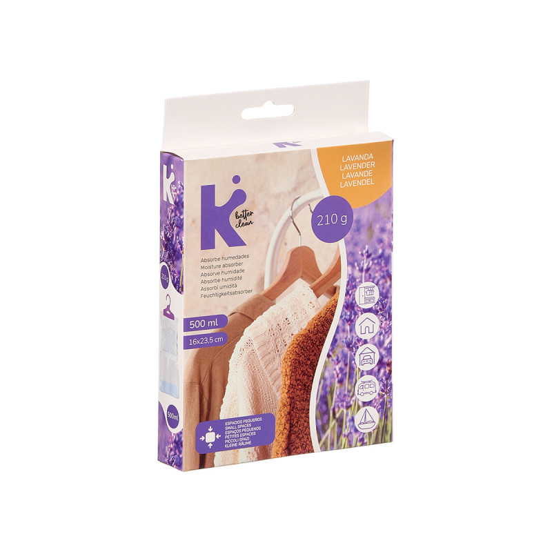 SACO ABSORVENTE HUMIDADE LAVANDA 500ML 210G
