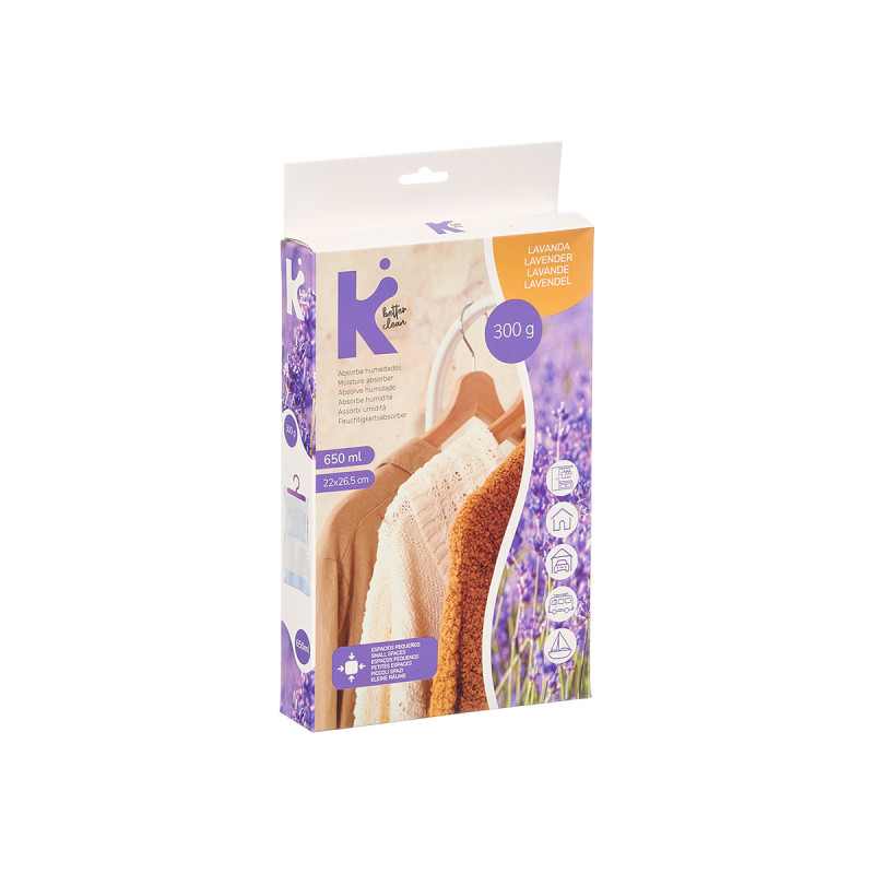 SACO ABSORVENTE HUMIDADE LAVANDA 650ML 300G