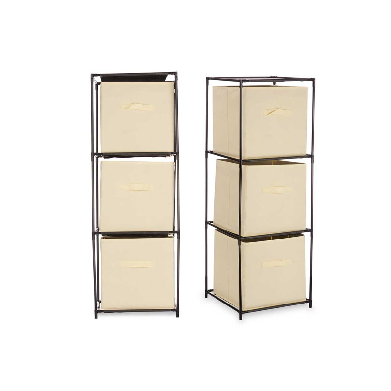 SHELF 3 DRAWERS TNT NATURAL