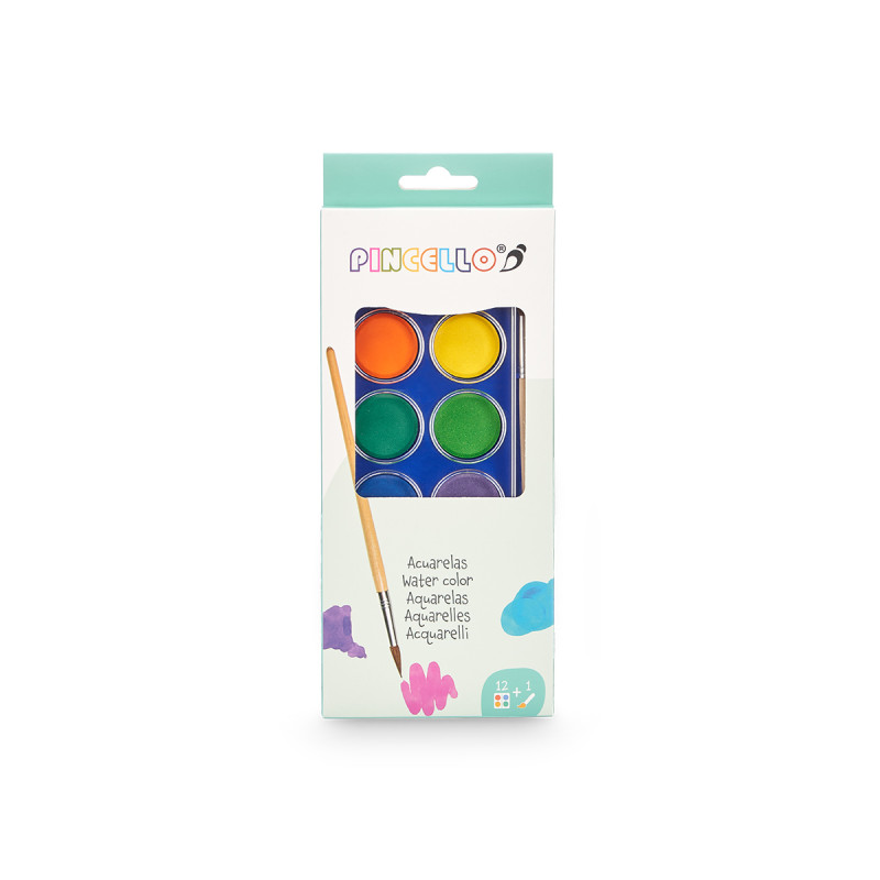 ACUARELAS 12PCS