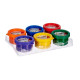 SET 6 POTS PEINTURE DOIGTS 6 COUL SET