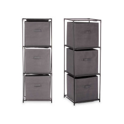SHELF 3 DRAWERS TNT GREY