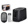 GRILLE-PAIN DOUBLE NOIR MAT 750W