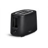 GRILLE-PAIN DOUBLE NOIR MAT 750W