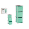 ESTANTE 3 GAVETAS TNT VERDE MENTA