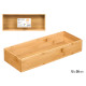 ORGANIZADOR BAMBU RETANGULAR 15X38CM