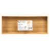 RECTANGULAR BAMBOO ORGANIZER 15X38CM