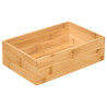 RECTANGULAR BAMBOO ORGANIZER 15X23CM