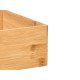 RECTANGULAR BAMBOO ORGANIZER 15X23CM