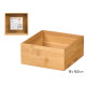 ORGANIZADOR BAMBU RETANGULAR 15X15,5CM