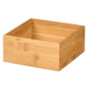 RECTANGULAR BAMBOO ORGANIZER 15X15,5CM