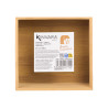 RECTANGULAR BAMBOO ORGANIZER 15X15,5CM