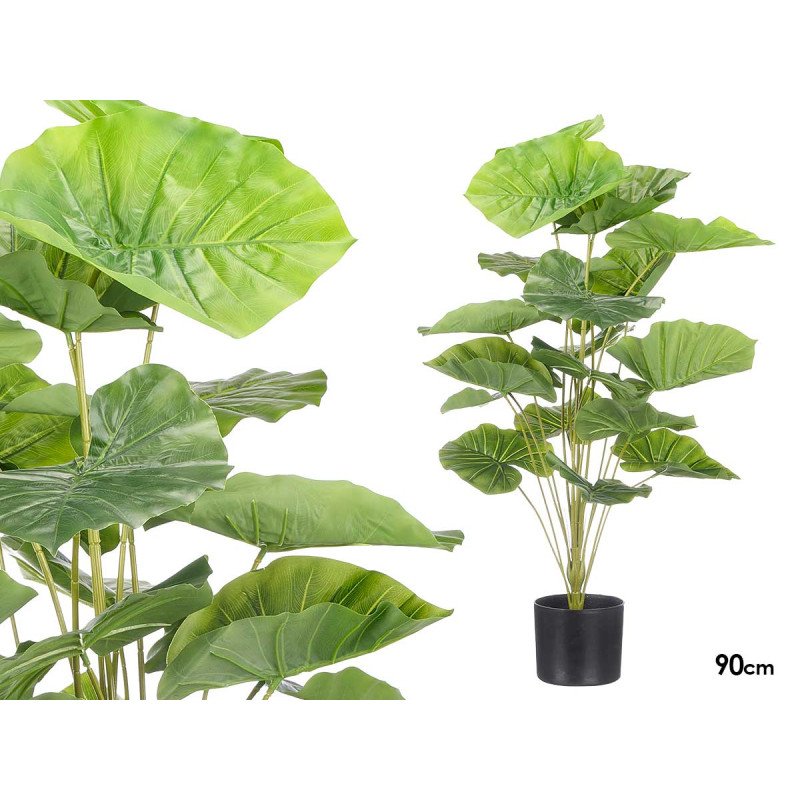 POT PLANTES À FEUILLES LARGES 90CM