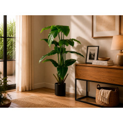 MACETA PLANTA HOJAS PUNTA ANCHA 130CM