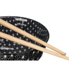 SET 12 PIECES BLACK SUSHI