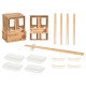 SET 12 WHITE SUSHI PIECES 