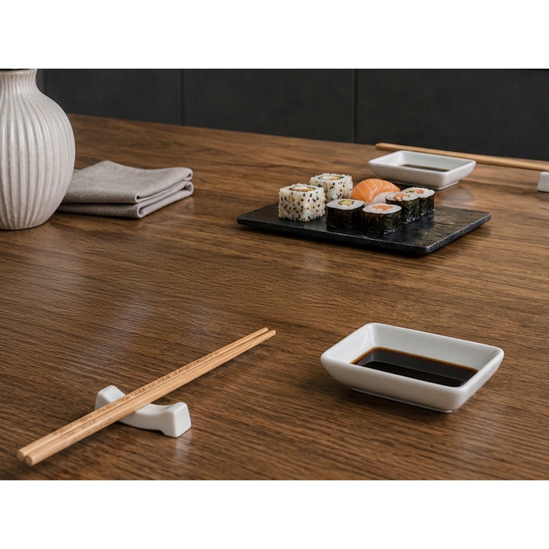 SET 12 WHITE SUSHI PIECES 