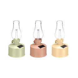 LAMPE SOLAIRE CHANDELIER ASSORT 3 COUL