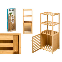 MOBILE PORTA 3 RIPIANI BAMBU