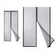 MAGNETIC INSECT DOOR SCREEN BLACK 90X210CM 