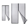 MOSQUITERA MAGNETICA PUERTA 90X210CM NEGRO