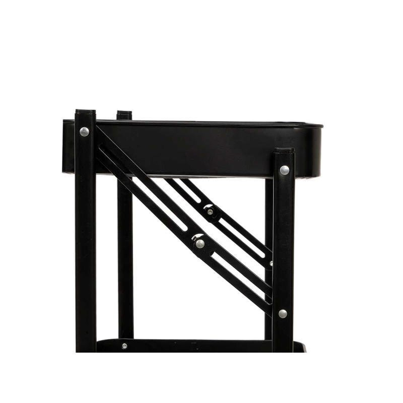 CHARIOT 3 NIVEAUX PLIABLE NOIR