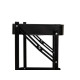 CARRITO 3 ALTURAS PLEGABLE NEGRO