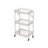 CARRITO 3 ALTURAS PLEGABLE BLANCO