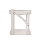 CHARIOT 3 NIVEAUX PLIABLE BLANC