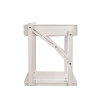 CARRITO 3 ALTURAS PLEGABLE BLANCO