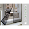 MAGNETIC INSECT DOOR SCREEN BLACK 90X210CM 