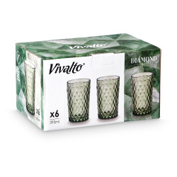 VERRE DIAMANT VERT 395 ML