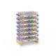 PICHET MUG ASSORTI 6 COUL 385 ML PRÉSENTOIR