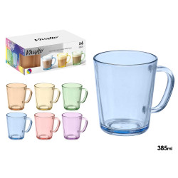 JARRA MUG SURT 6 COL 385 ML